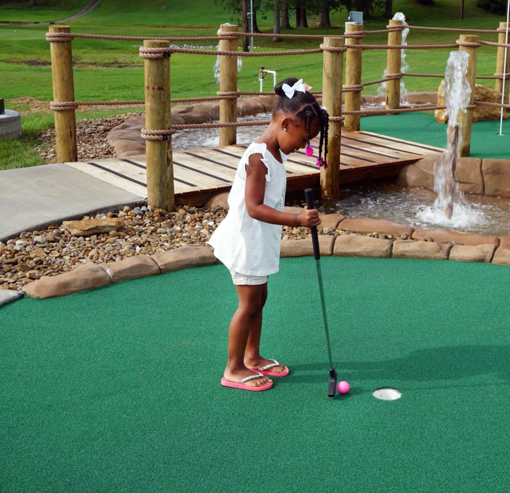 Miniature Golf at Madisonville City Park.